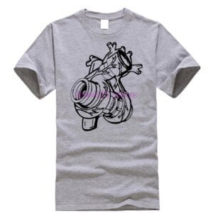 Tshirt Brand 2019 Male Short Sleeve Cotton Men T-Shirt High Quality Turbo Heart T-Shirt Tuner Jdm casual Tops Tee shirts